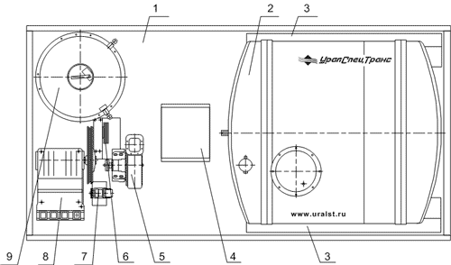 Планировка ППУА 1600/100