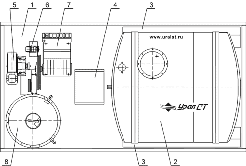 Планировка ППУА 1600/100М