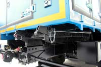 Cъемная лестница в транспортном положении