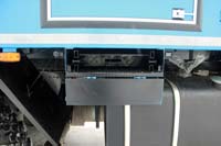 Выдвижная лестница в транспортном положении