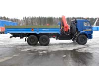 Бортовая платформа для перевозки взрывчатки