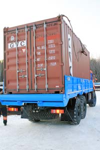 Самопогрузчик контейнеров