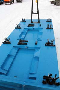 Надстройка для перевозки кабельных барабанов