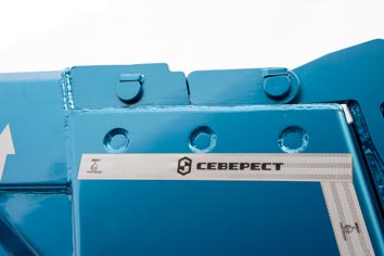 Двухосевая петля заднего откидного борта