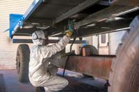 Процесс покраски