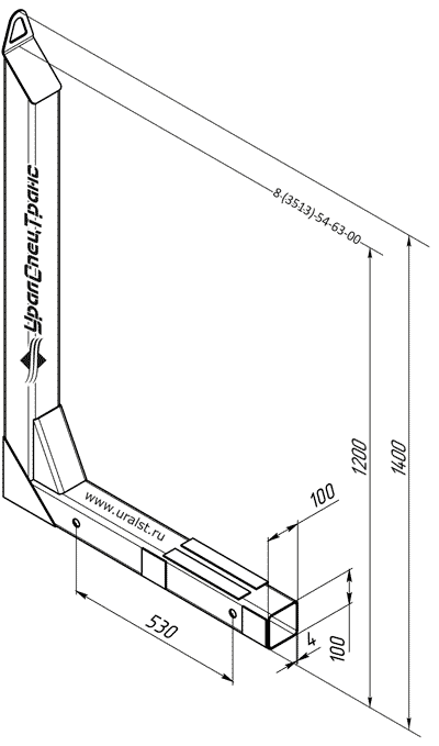 Коник бортовой платформы УСТ Коник бортовой платформы УСТ