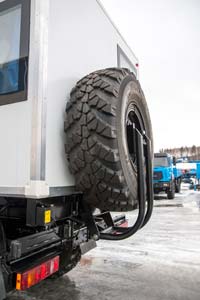 Держатель запасного колеса