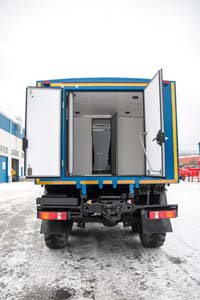 Вход в закрытый грузовой отсек