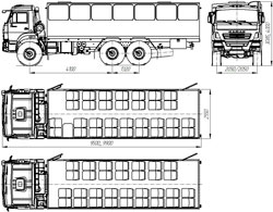 Вахтовый автобус 32 места