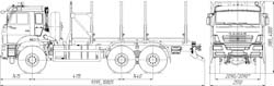 Сортиментовоз Камаз