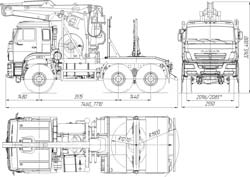 Лесовоз Камаз