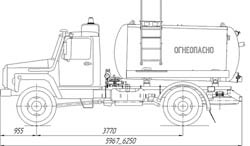 Автоцистерна вакуумная ГАЗ