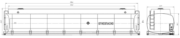 Контейнер-цистерна КЦ-21