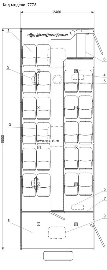 Планировка ГПА Урал 3255-79Е5