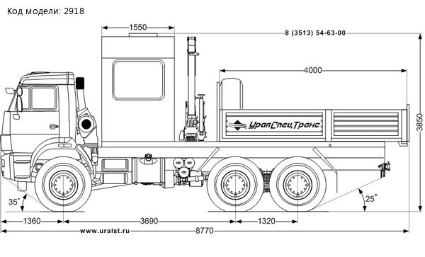 Камаз ГПА 43118-46 с КМУ ИМ-55