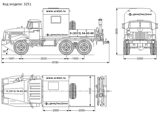 Урал ГПА 4320 с КМУ ИМ-20