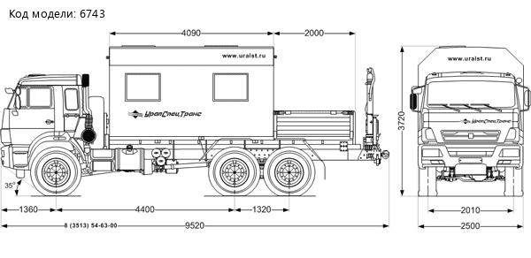 Фургон ТБМ с КМУ ИМ-20