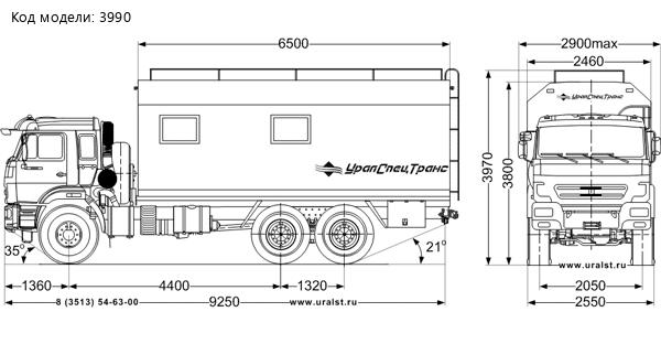  Лаборатория связи УСТ 5453 Камаз 43118