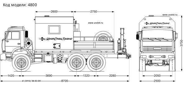 Автомастерская Камаз с КМУ ИМ-55