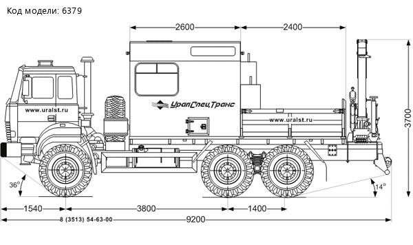 Урал АРОК 4320-79ПН с КМУ ИМ-77