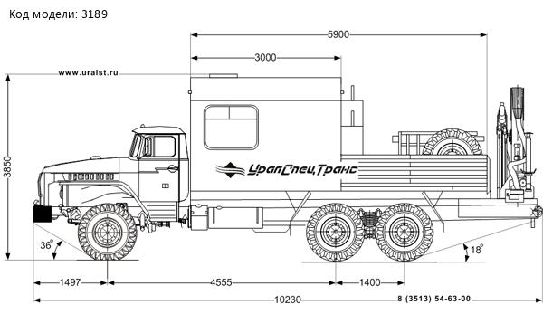 Урал АРОК с КМУ ИМ-150