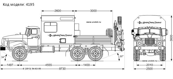 Фургон АРОК с КМУ Palfinger РK 8500