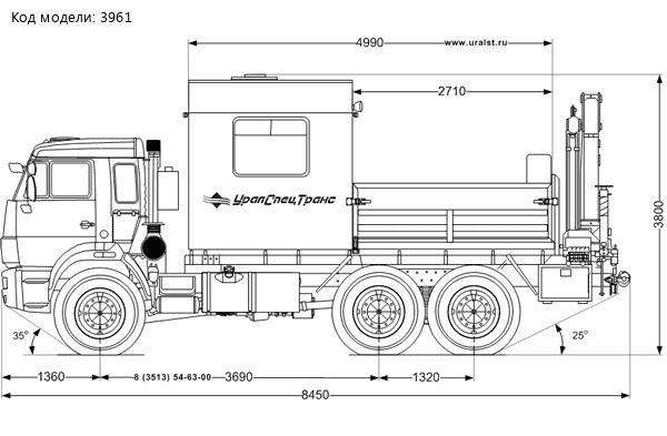 Камаз ГПА 43118-46 с краном-манипулятором ИМ-95