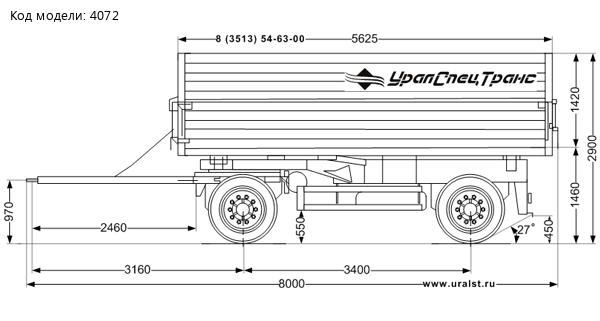 Прицеп самосвальный ПС 12-21Д-18