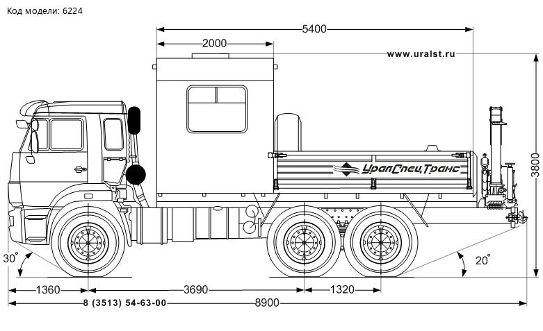 Фургон ГПА с КМУ ИМ-55