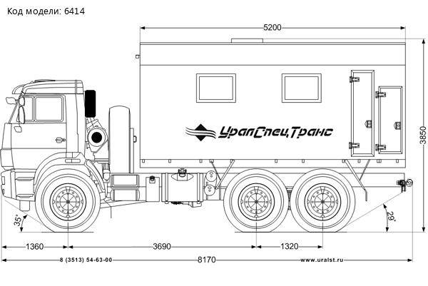 ПАРМ УСТ 5453 Камаз-5350 D5 