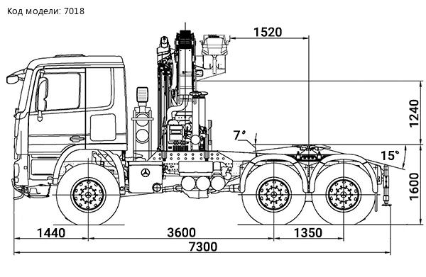 Mercedes-Benz 3346AS с КМУ ИМ-320-05