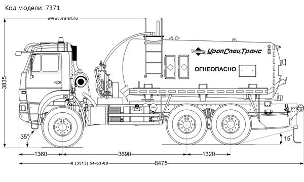 АКН-10 PNR 124 УСТ 5453 Камаз 43118-50