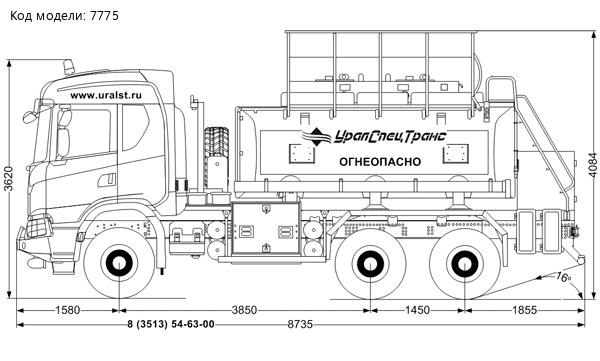 АТЗ-12-2 SCANIA G440B 6х6