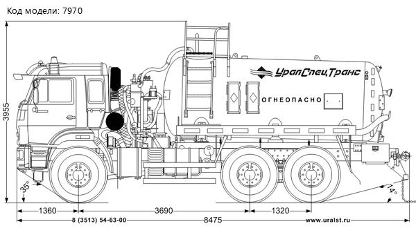 АКН-10 ВК УСТ 5453М2 Камаз 43118-3027-50,сп.м, антикор