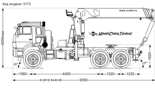 Бурильно-крановая машина Камаз