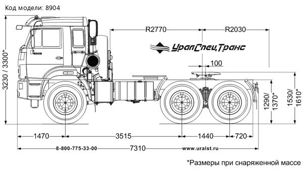 Седельный тягач Камаз 65221-26020-53 сп. м.