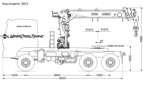 Седельный тягач IVECO-AMT с КМУ ИТ-150