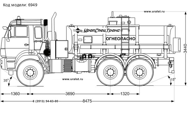 АТЗ-11Б Камаз 43118-50 УСТ