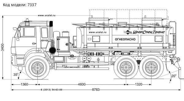 АТЗ-11-2 УСТ-5453 Камаз 43118-46