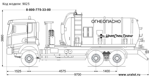 АКН-15 КО-505 УСТ 5453 SHACMAN SX32586V385