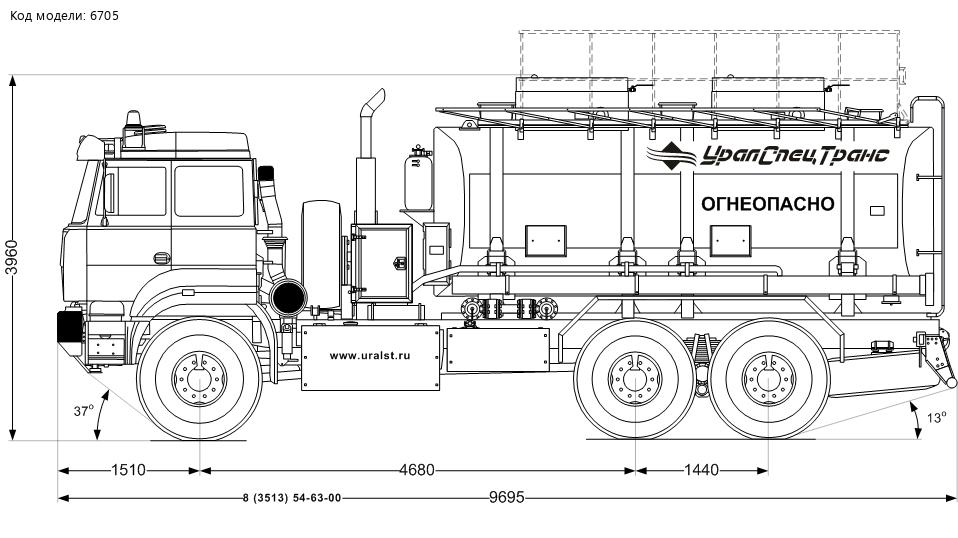 АТЗ-20-2 УСТ-54538 Урал 63701М