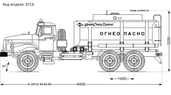 АТЗ-12 на шасси Урал 4320-72М