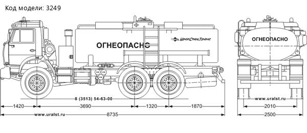 Автотопливозаправщик АТЗ-12