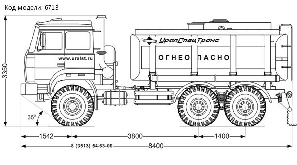 АТЗ-10 на шасси Урал 5557-80М