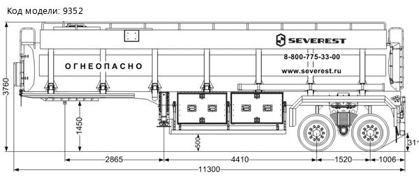 Полуприцеп-цистерна ППЦ 30П-24Д УСТ 9465