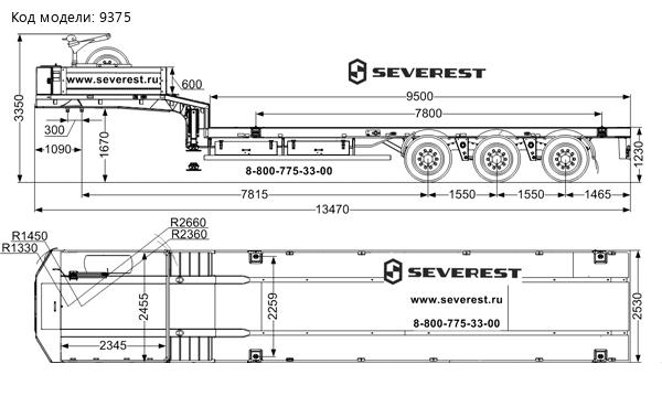Полуприцеп контейнеровоз ППК 30ЛР-31-10 УСТ 94651