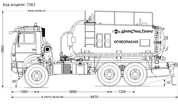 АКН-11-ОД КО УСТ 5453 Камаз 43118-50