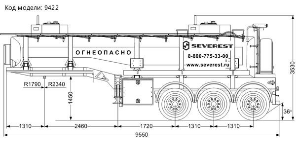 Полуприцеп-цистерна ППЦ 20-32Л-2Н