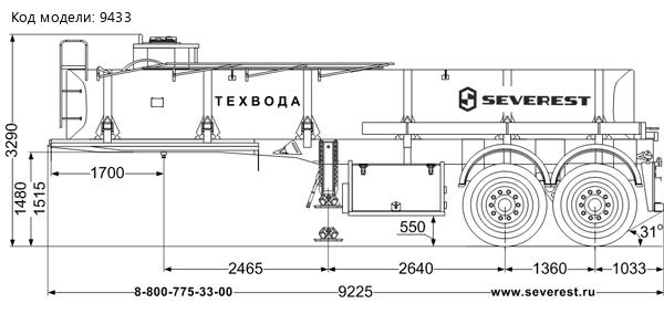 Полуприцеп-цистерна ППЦТВ 17П-21