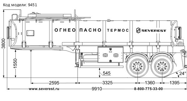 Полуприцеп-цистерна ППЦН 20Т-21 ПТ